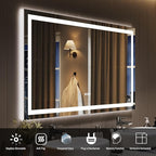 LED Bathroom Mirror 50 x 28 inch, Lighted Bathroom Vanity Mirror - Image 6