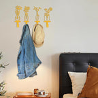Decorative Wall Hooks, Metal Flowers Wall Decor - Image 5