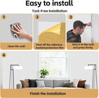 RITOLLO 6 Pack Bilayer Thickened-Sound Proof Wall Panels 47.2"x23.6"x0.72" High - Image 5