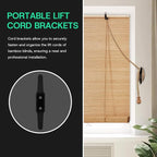Bamboo Blind Screw Hooks Accessory Set, Window Decor Installation Kit - Image 4