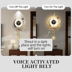Modern Wall Clock for Living Room, Large Gold Decorative Wall Clock - Image 3