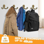 CBWLWJ 10 Pack Coat Hooks Wall Hooks - Image 3