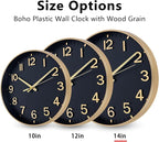 HZDHCLH Wall Clocks Battery Operated, Wall Clock Black Gold, 14 inch Wall Clock - Image 5