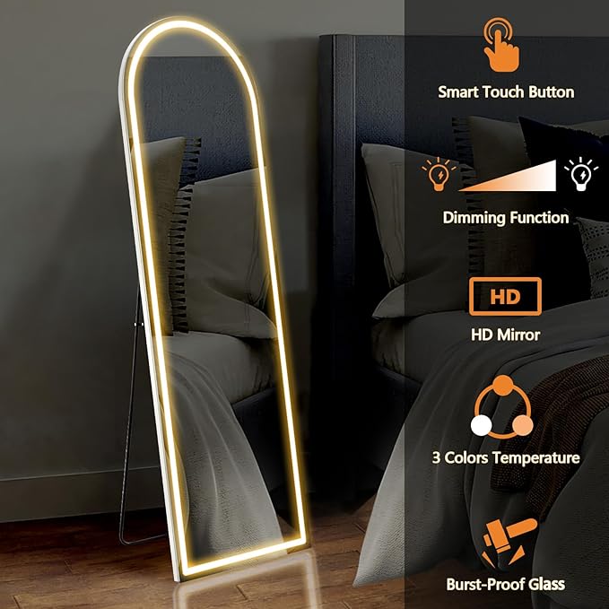 Sweetcrispy Arched Full Length Mirror - Image 5