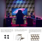 12Pack Acoustic Panels, Self-Adhesive Sound Proof Panels - Image 4