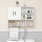 Medicine Cabinet, Wooden Bathroom Wall Cabinet - Image 5