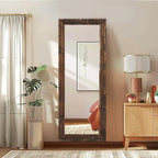 Full Length Mirror 58"x22" Solid Wood Frame Floor Large Mirror - Image 8