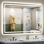 Briivue 66x40 Inch LED Bathroom Mirror by Briivuemodernmirrors