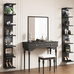 Fixwal Black Shelves 7 Tier Wall Mounted Shelf Unit Floating Shelves - Image 2