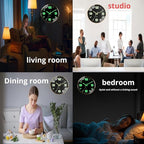 12-inch modern silent wall clock - Image 5