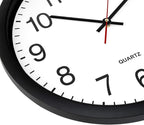 Bernhard Products Black Wall Clock Silent Non Ticking - Image 2