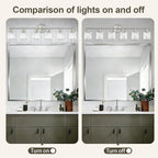 Crystal Bathroom Light Fixtures, Bathroom Lighting Fixtures Over Mirror - Image 7