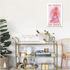 Spiritual Affirmation Art Poster Pink Woman Canvas Wall Art Aesthetic Pictures - Image 4
