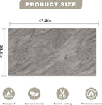 3D Wall Panels - 4PCS 47.2"x23.6" Faux Stone Wall Covering - MCM Modified Clay - Image 2