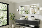 72x32 Inch White Bathroom Mirror - Image 8