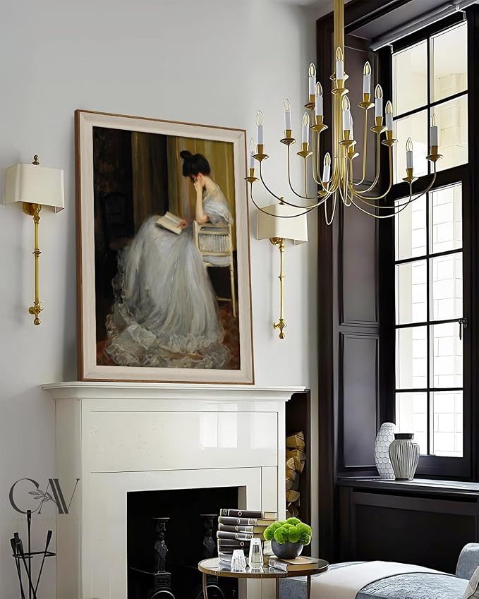VIYYIEA Framed Canvas Wall Art, Woman Portrait Large Wall Art - Image 6