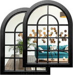 ZEXUIRU 2 Set. Rustic Wall Mirrors by ZEXUIRU