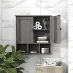 TaoHFE Grey Bathroom Cabinet, Bathroom Wall Cabinet - Image 4