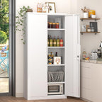 GREATMEET Metal Garage Storage Cabinets, Utility Cabinet - Image 2