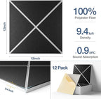 12 Pack Self-Adhesive Acoustic Panels, Soundproof Wall Panels - Image 3