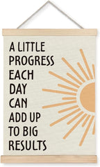 Supwhd Positive Affirmations Wall Decor, Inspirational Add Up to Big Results by Homedecoration