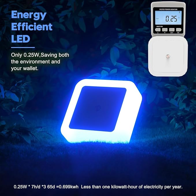 Sujeet Night Light, Night Lights Plug into Wall 8-Pack, Nightlight Plug in - Image 3