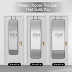 SCWF-GZ 57x16 Door Hanging Full Length Mirror, Floor Stand Wall Mounted Metal - Image 8