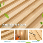 Art3d 4 Pc 96"x5.7" Wood Slat Wall Panel - Image 3