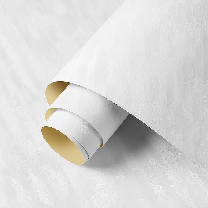ReWallpaper White Velvet Wallpaper Peel and Stick Luxury Velvet Fabric - Image 8