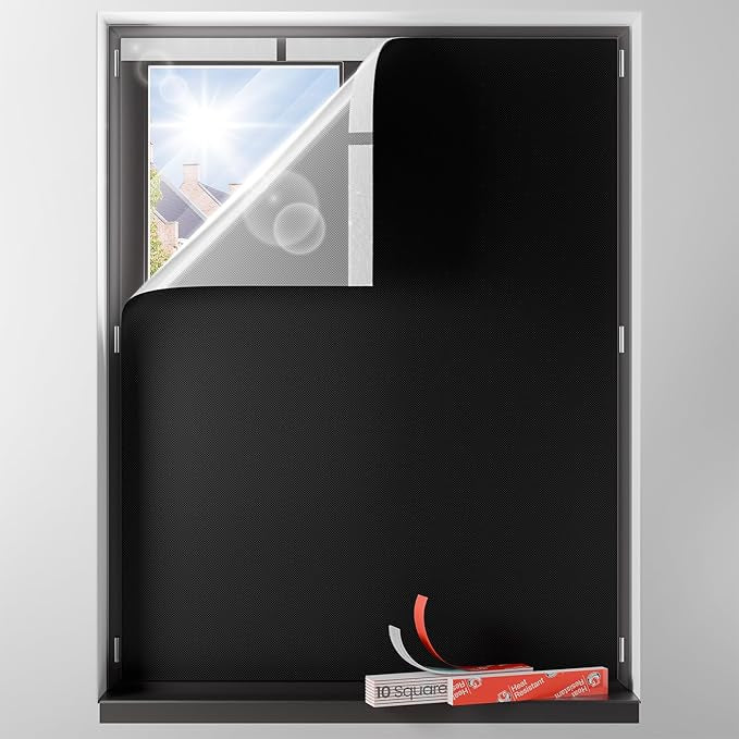 Sumobaby Blackout Curtains for Bedroom Portable 61"x48", No Drill Blackout by Sumobaby