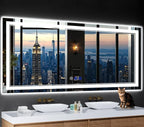 72"x32" LED Bathroom Mirror by INFINIGLASS
