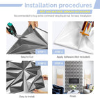 STICKGOO 33 Pack 3D Wall Panels - Image 7
