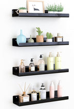 upsimples Acrylic Shelves for Wall Decor, Living Room, Floating Bookshelves for by upsimples