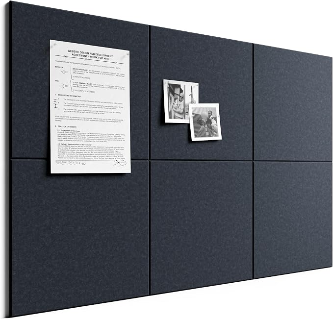 Bumusty Large Cork Board 36" x 24" Alternative by BUMUSTY