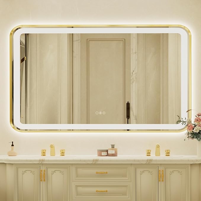 36x60 Inch LED Bathroom Mirror by Unknown