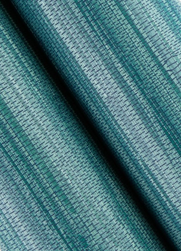 NuWallpaper Steel Blue Grassweave Peel & Stick Wallpaper - Image 10