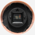 Infinity Instruments Retro 9.5 Inch Round Indoor Wall Clock, Peach Fuzz - Image 5