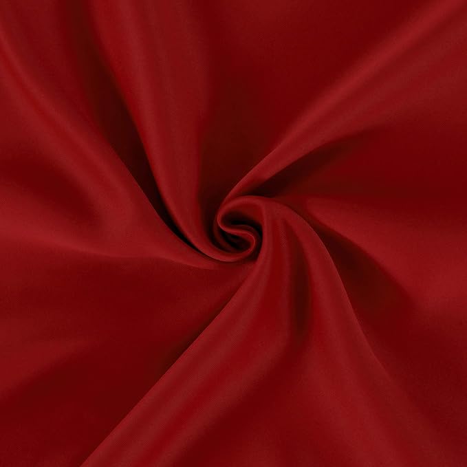 LEMOMO Red Blackout Curtains 34 x 84 Inch Length/Set of 2 Curtain - Image 5