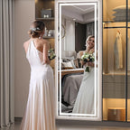 Hasipu Full Length Mirror with Lights, Full Body Dressing Hanging Mounted Mirror - Image 6