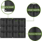 Hanging Planting Grow Bags, 12 Pockets Hanging Vertical Wall Planter Wall - Image 4