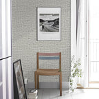 Grey Grasscloth Wallpaper Peel and Stick Contact Paper 15.75"x118.11" Textured - Image 7