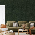 Abyssaly Dark Green Peel and Stick Wallpaper - Image 8