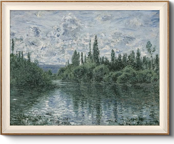VIYYIEA Framed Canvas Wall Art for Living Room, Vintage Home Decor Landscape by VIYYIEAART