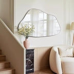 FICTOR Irregular Asymmetrical Wall Mirror, Living Room, Dining Room - Image 4