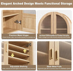 INNOD 4-Tier Arched Bathroom Wall Cabinet - Image 3