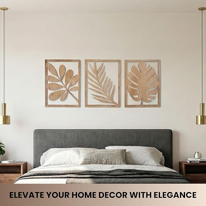 qmmp Modern Wooden Wall Sculptures - Image 2