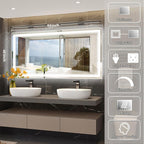 Ratsamee 84x40 Inch Led Mirror for Bathroom - Image 2