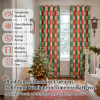 Lajode Plaid Curtains for Living Room 84 Inches Long - Image 6