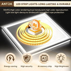 Antok 55X40 LED Bathroom Mirror - Image 9