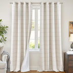 Lajode Plaid Patterned Curtains Thermal Insulated by Lajode